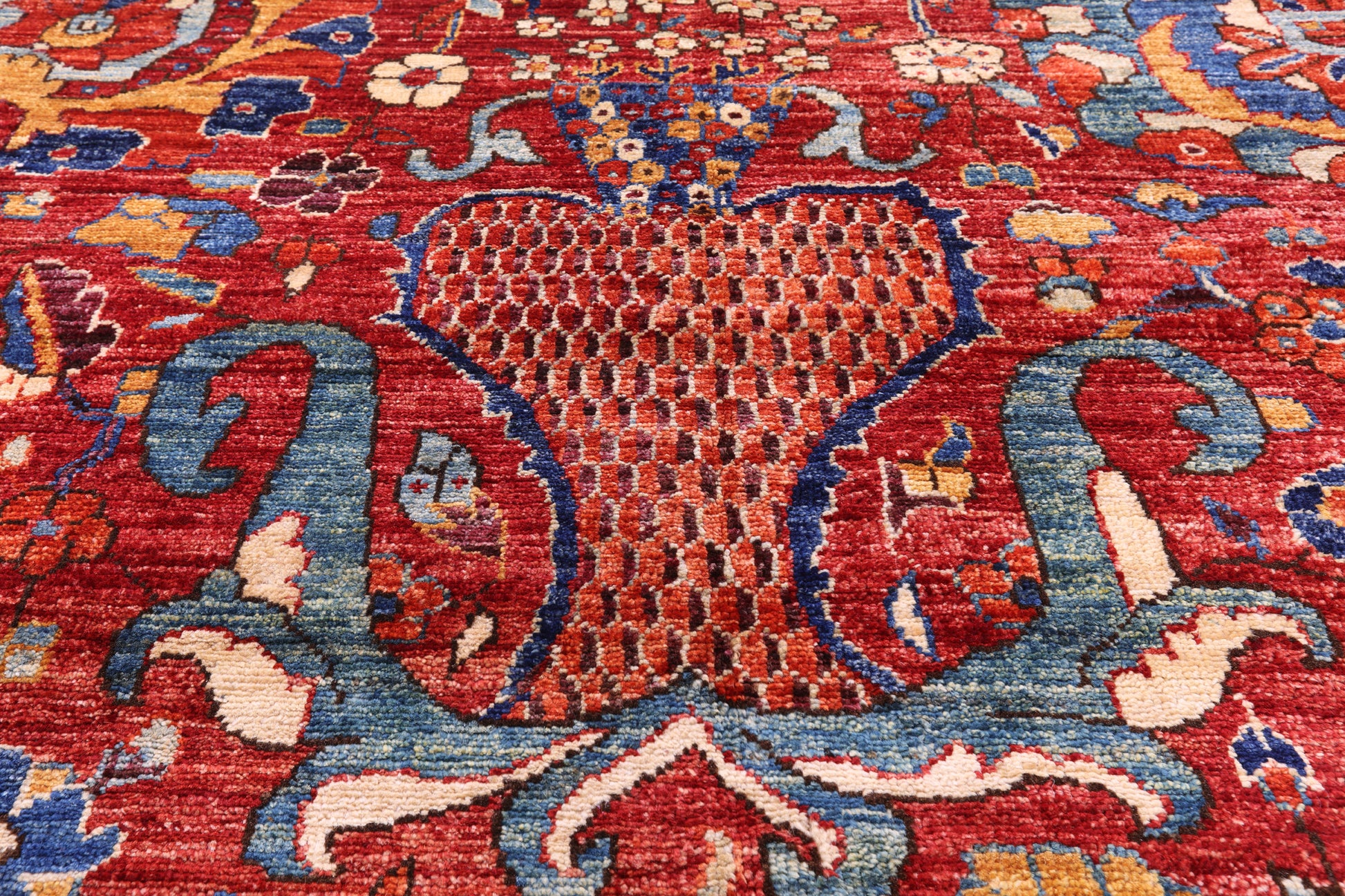 Persian Fine Serapi Handmade Wool Rug - 14' 4" X 24' 1" - Golden Nile