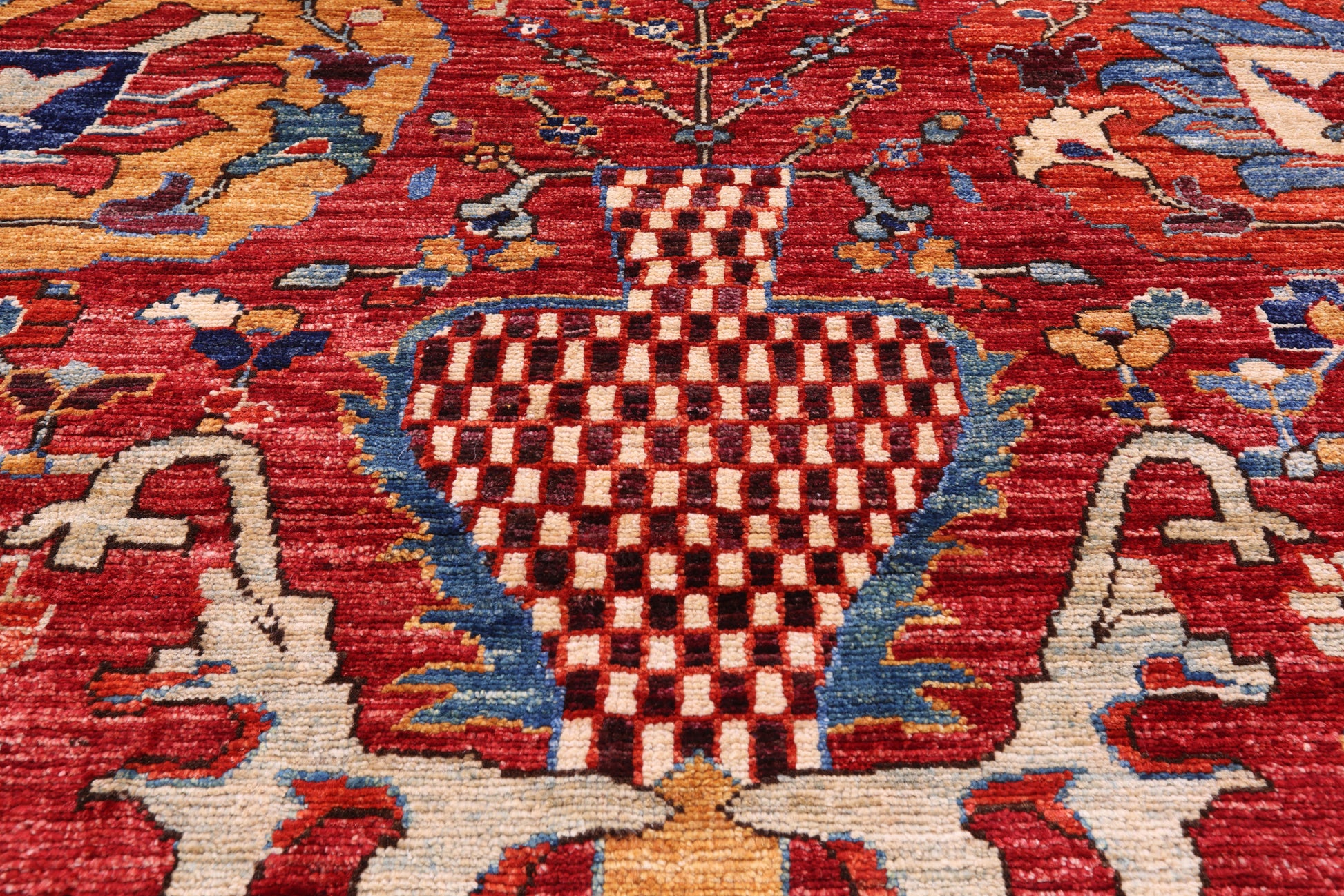 Persian Fine Serapi Handmade Wool Rug - 14' 4" X 24' 1" - Golden Nile