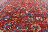 Persian Fine Serapi Handmade Wool Rug - 14' 4" X 24' 1" - Golden Nile