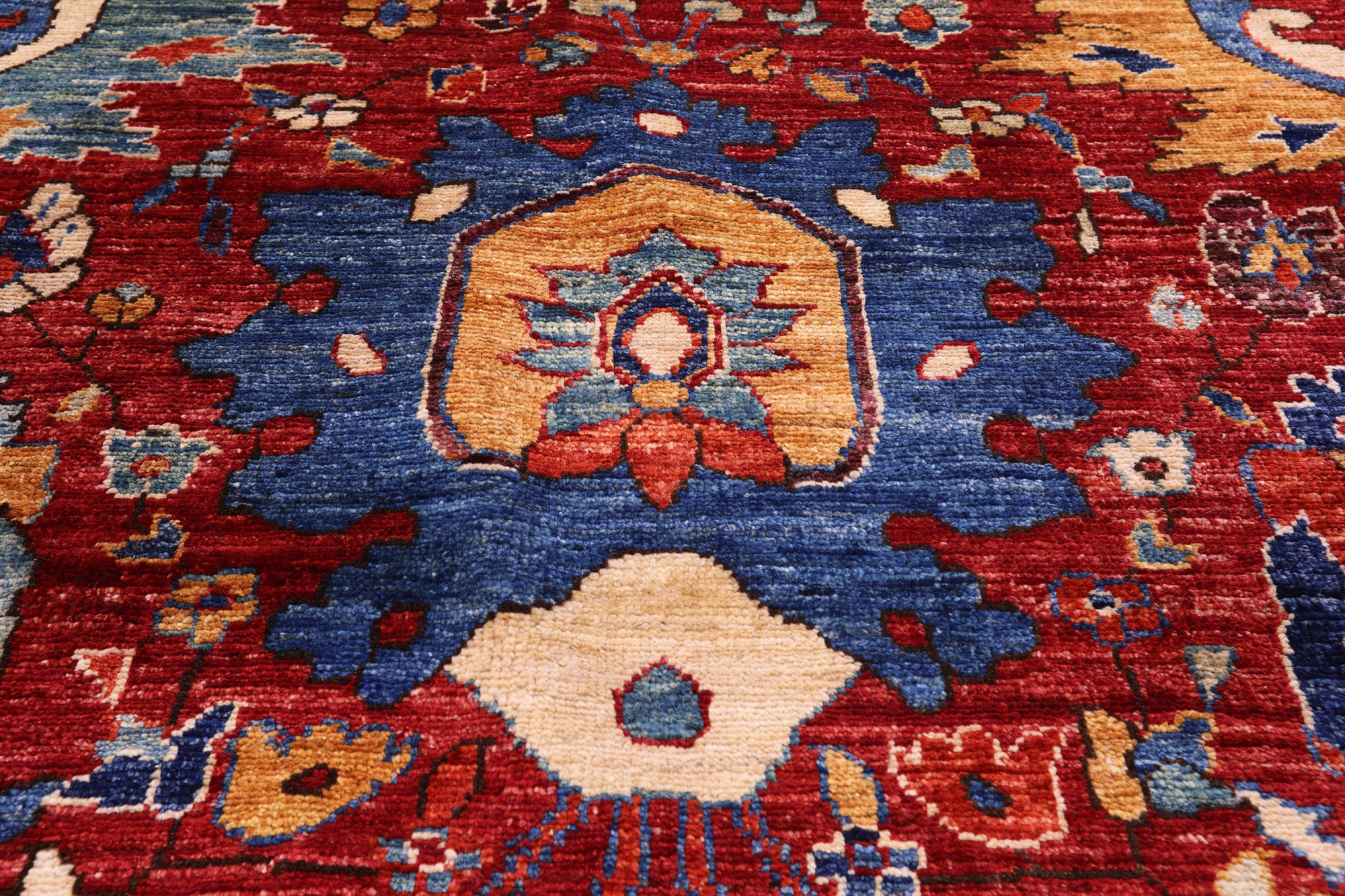 Persian Fine Serapi Handmade Wool Rug - 14' 4" X 24' 1" - Golden Nile