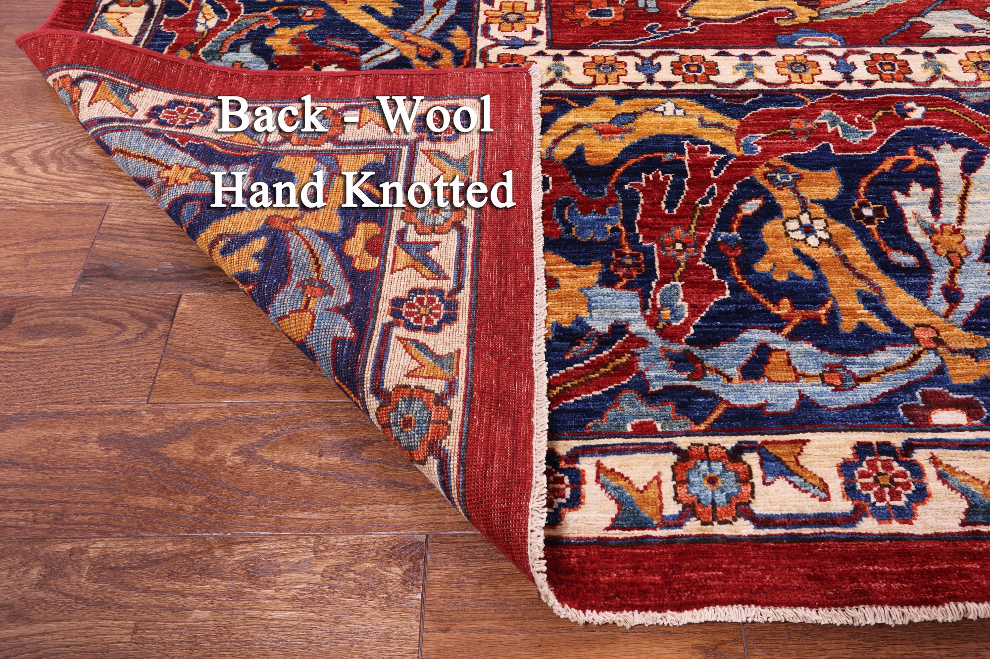 Persian Fine Serapi Hand Knotted Wool Rug - 14' 0" X 24' 3" - Golden Nile