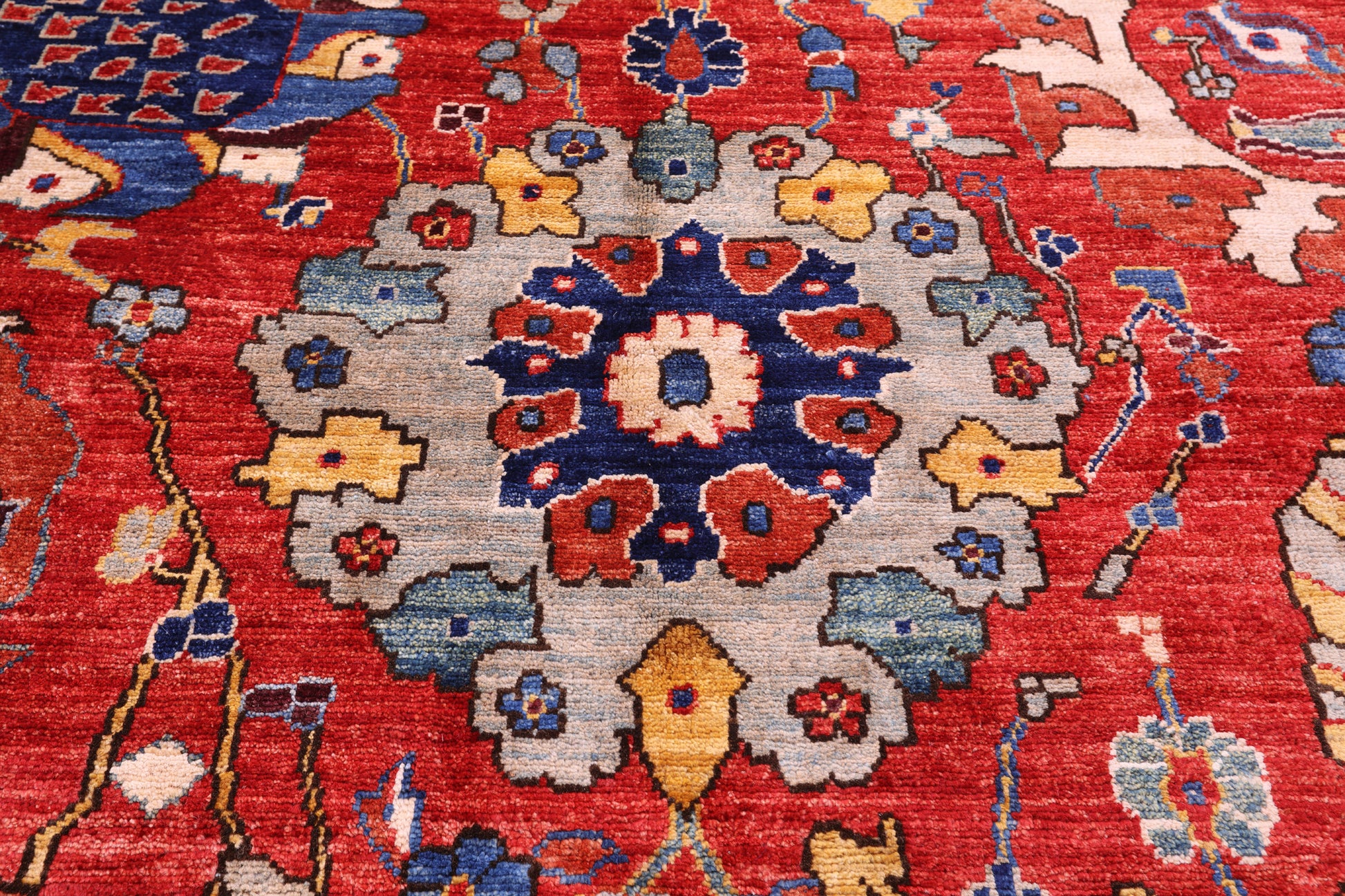 Persian Fine Serapi Handmade Wool Rug - 14' 4" X 24' 1" - Golden Nile