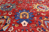 Persian Fine Serapi Handmade Wool Rug - 14' 4" X 24' 1" - Golden Nile