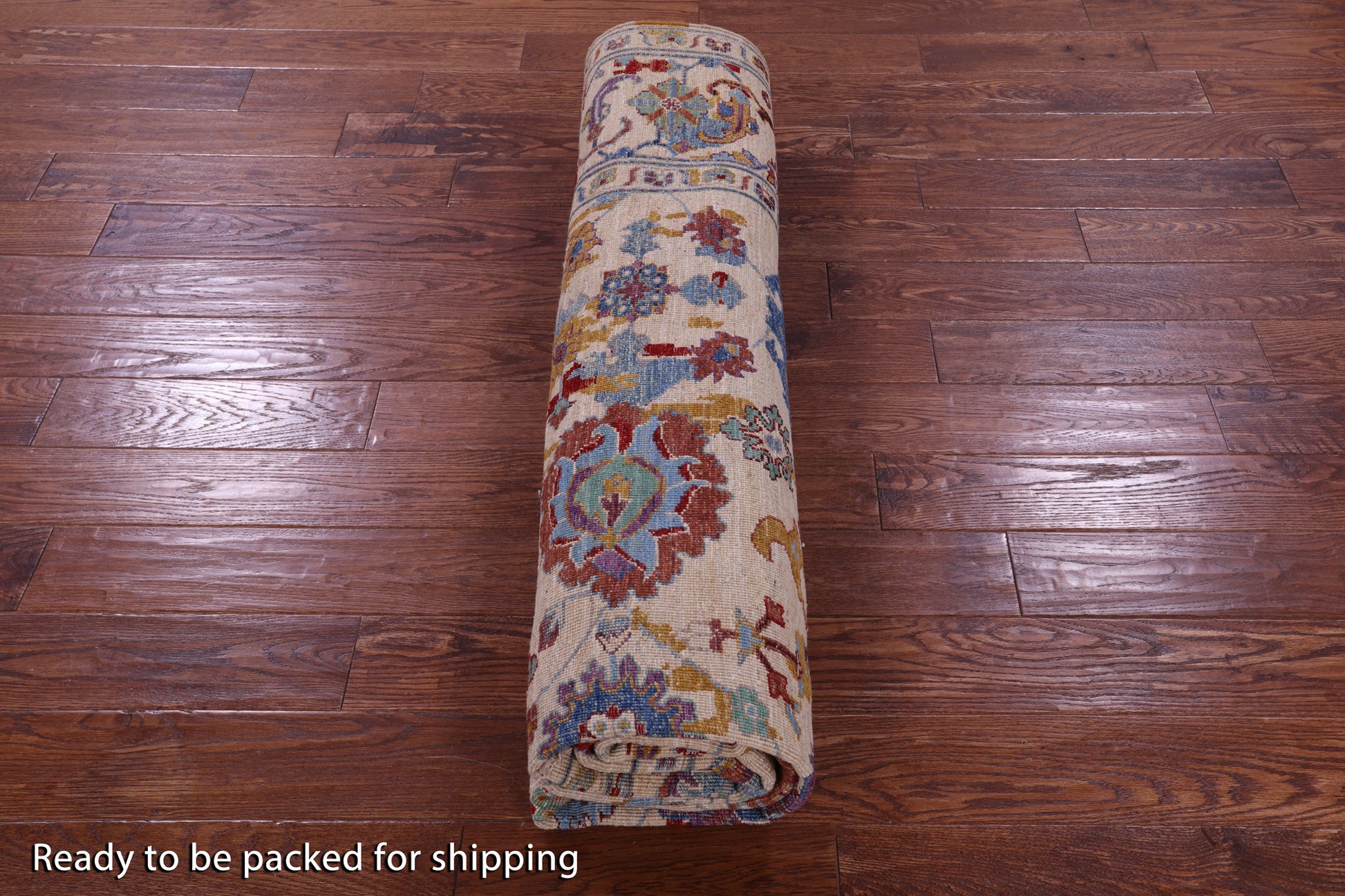 Persian Fine Serapi Handmade Wool Rug - 8' 0" X 9' 11" - Golden Nile