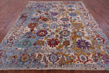 Persian Fine Serapi Handmade Wool Rug - 8' 0" X 9' 11" - Golden Nile
