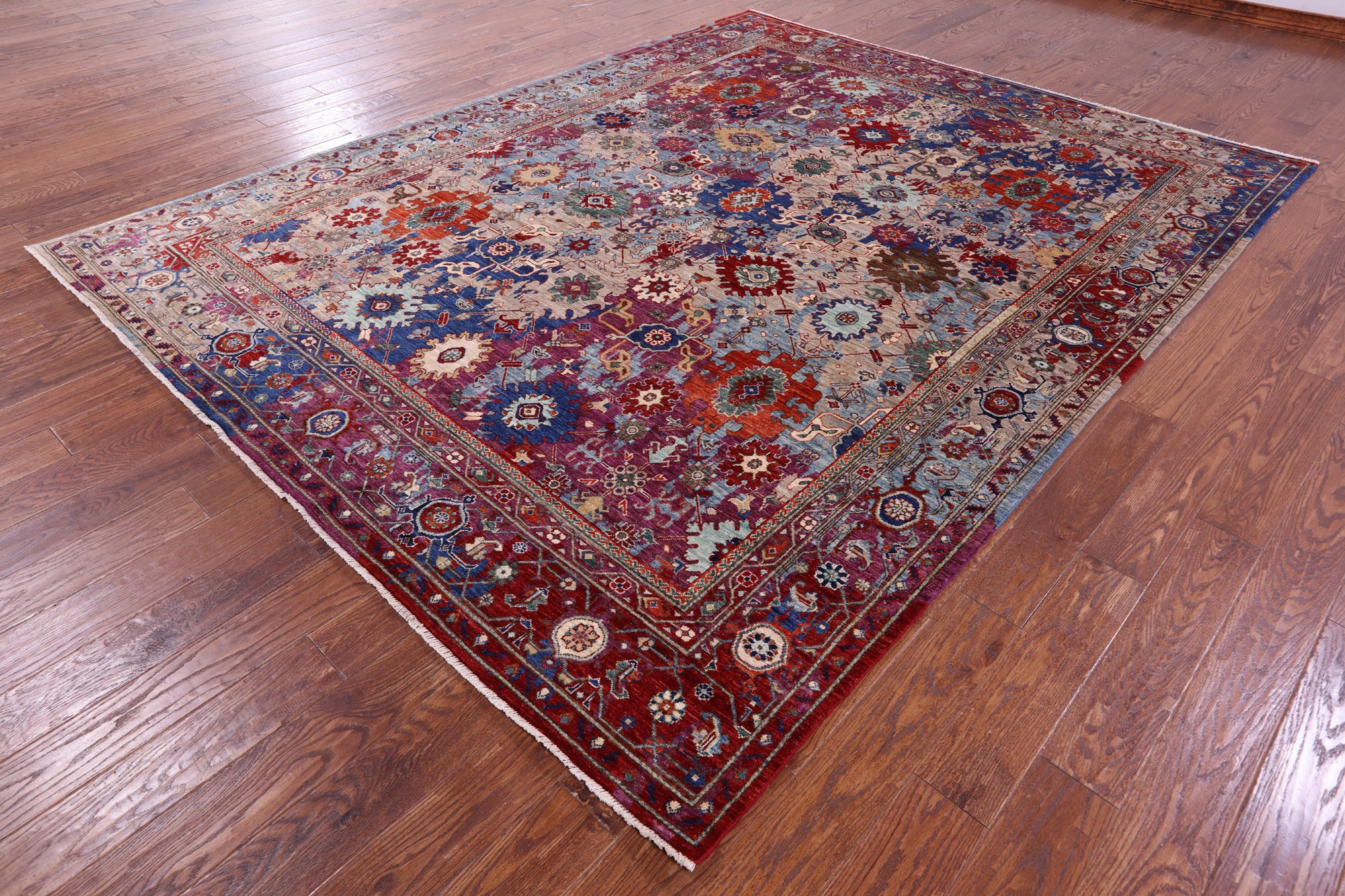 Persian Fine Serapi Hand Knotted Wool Rug - 8' 1" X 10' 4" - Golden Nile
