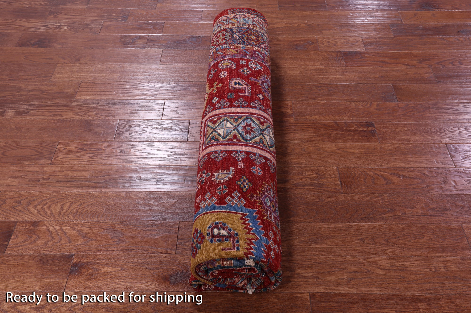 Persian Fine Serapi Handmade Wool Rug - 8' 4" X 9' 8" - Golden Nile