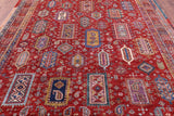 Persian Fine Serapi Handmade Wool Rug - 8' 4" X 9' 8" - Golden Nile