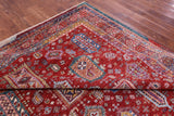 Persian Fine Serapi Handmade Wool Rug - 8' 4" X 9' 8" - Golden Nile
