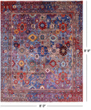 Persian Fine Serapi Hand Knotted Wool Rug - 8' 0" X 9' 9" - Golden Nile