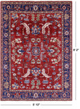 Persian Fine Serapi Hand Knotted Wool Rug - 5' 10" X 8' 2" - Golden Nile