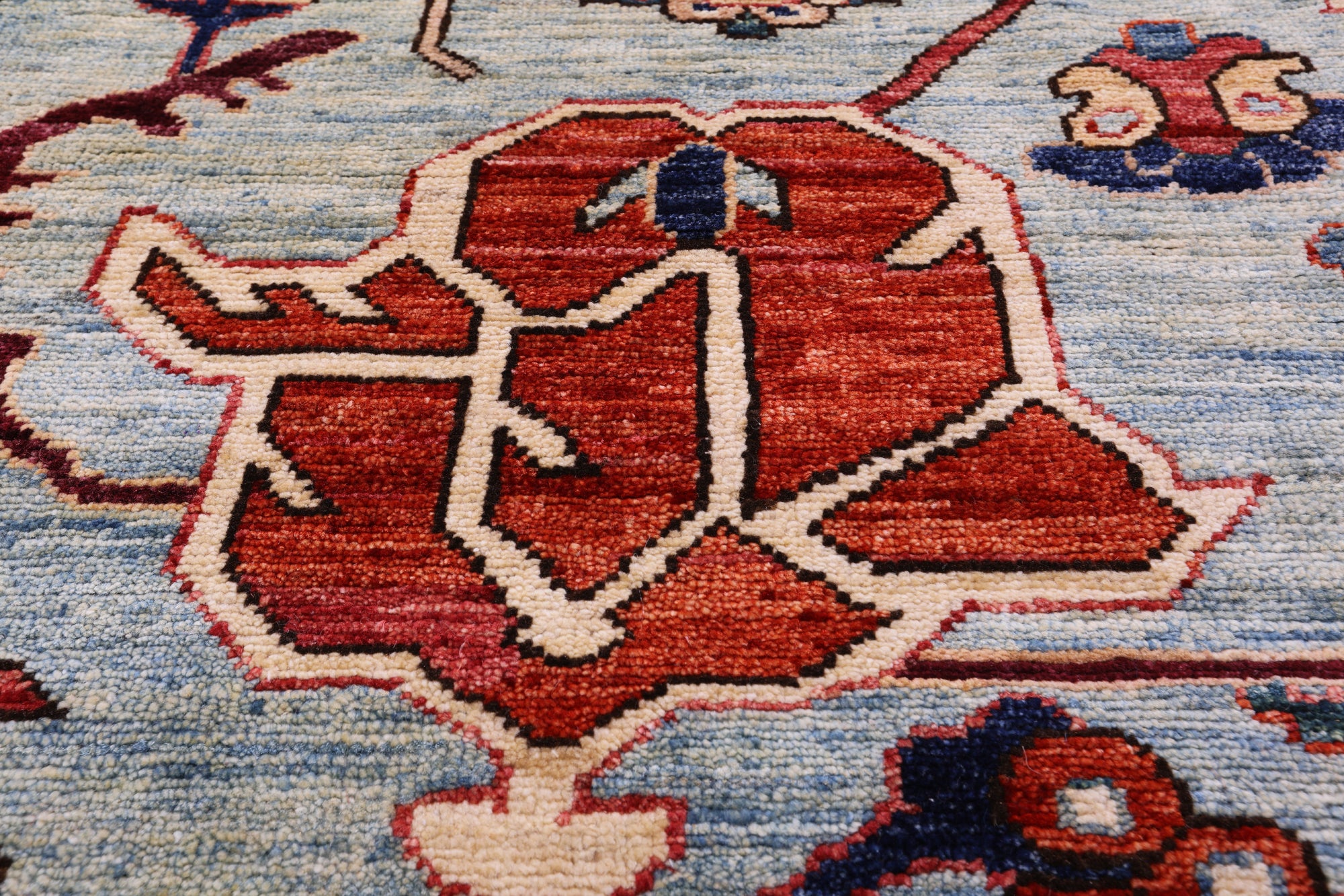 Persian Fine Serapi Handmade Wool Rug - 10' 9" X 17' 2" - Golden Nile