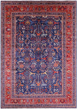 Persian Fine Serapi Hand Knotted Wool Rug - 9' 9" X 13' 6" - Golden Nile
