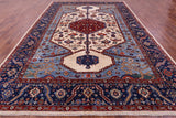 Persian Fine Serapi Handmade Wool Rug - 9' 7" X 13' 6" - Golden Nile