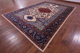 Persian Fine Serapi Handmade Wool Rug - 9' 7" X 13' 6" - Golden Nile