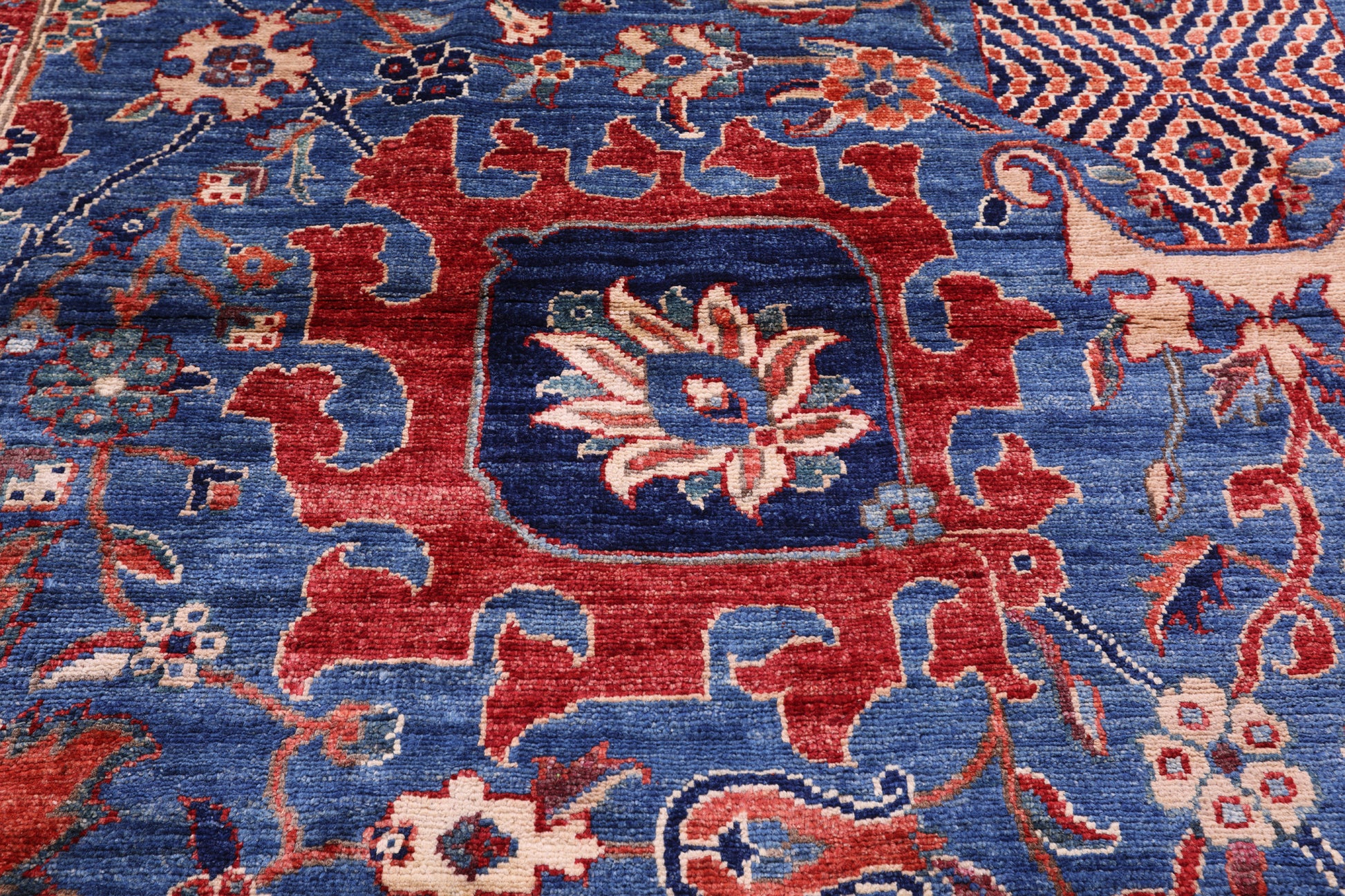 Persian Fine Serapi Hand Knotted Wool Rug - 11' 0" X 16' 9" - Golden Nile