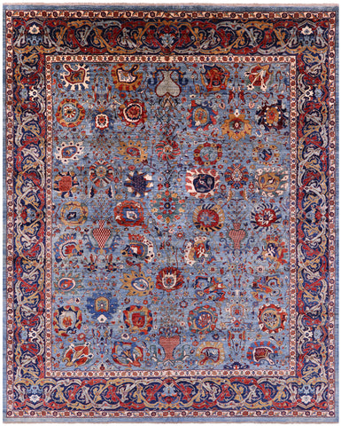Persian Fine Serapi Handmade Wool Rug - 12' 0