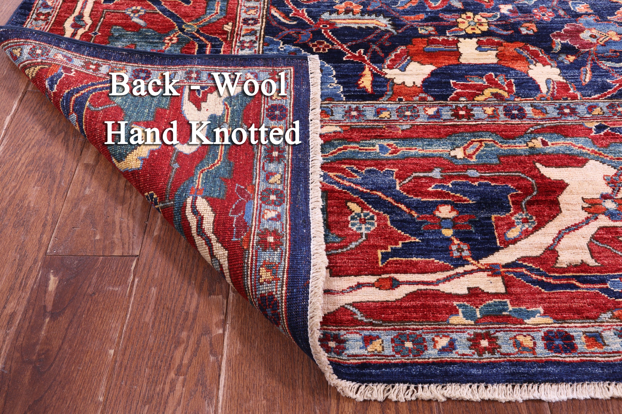 Persian Fine Serapi Hand Knotted Wool Rug - 10' 9" X 16' 3" - Golden Nile