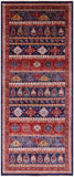 Tribal Persian Gabbeh Handmade Wool Runner Rug - 3' 11" X 9' 8" - Golden Nile