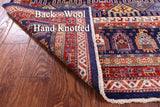 Tribal Persian Gabbeh Handmade Wool Runner Rug - 3' 11" X 9' 8" - Golden Nile