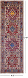Persian Fine Serapi Hand Knotted Wool Runner Rug - 4' 0" X 12' 9" - Golden Nile