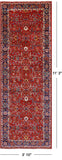 Persian Fine Serapi Handmade Wool Runner Rug - 3' 10" X 11' 3" - Golden Nile