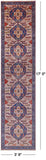 Persian Fine Serapi Hand Knotted Wool Runner Rug - 3' 9" X 17' 0" - Golden Nile