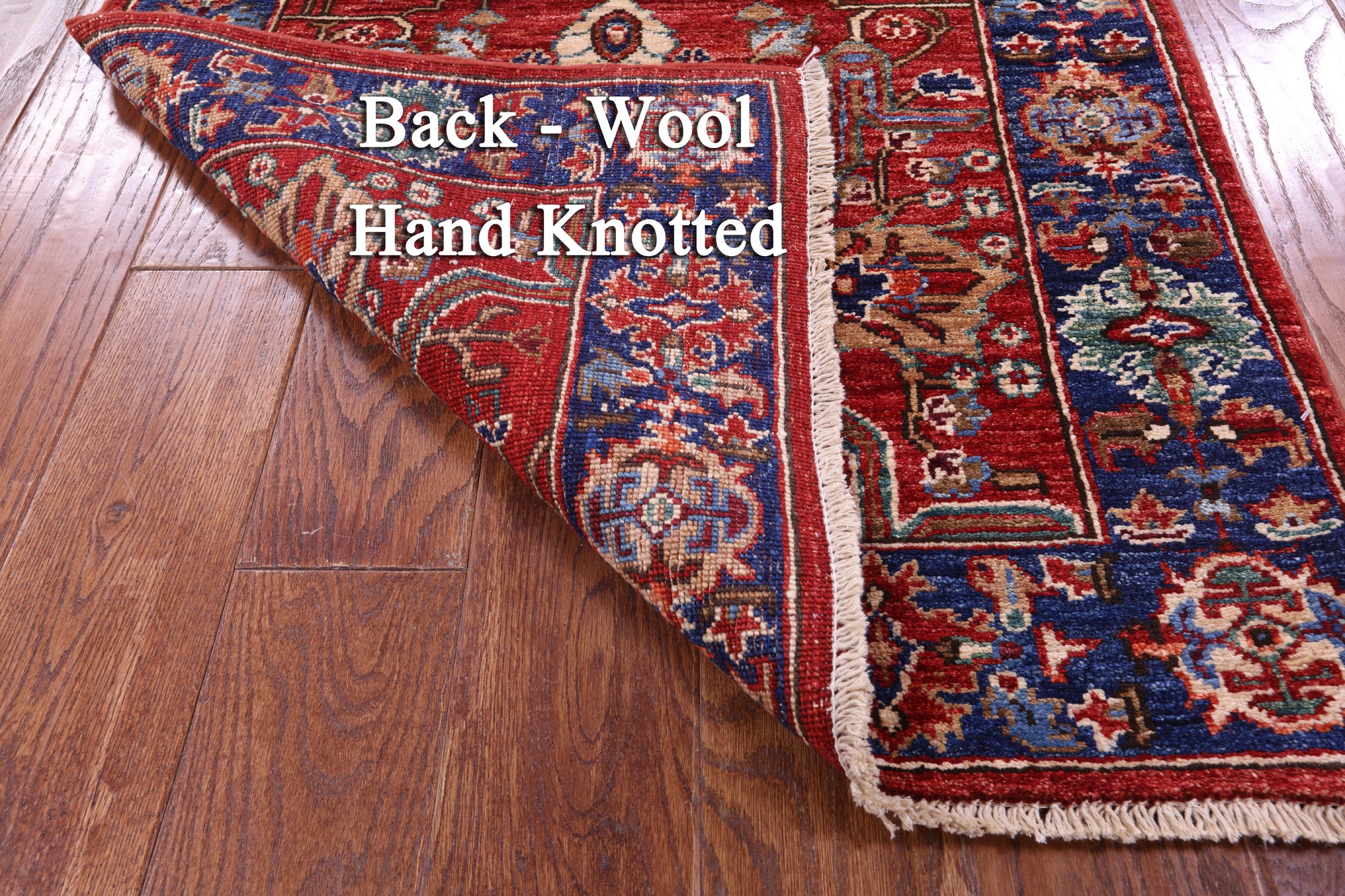 Persian Fine Serapi Handmade Wool Runner Rug - 2' 10" X 13' 5" - Golden Nile