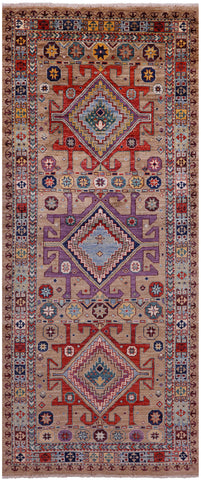 Persian Fine Serapi Handmade Wool Runner Rug - 3' 10