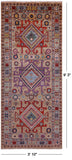 Persian Fine Serapi Handmade Wool Runner Rug - 3' 10" X 9' 3" - Golden Nile