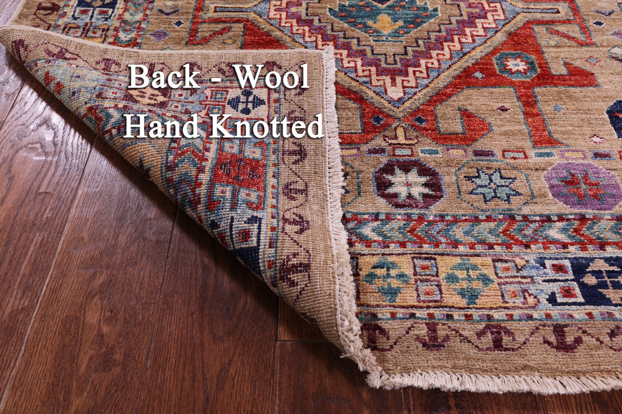 Persian Fine Serapi Handmade Wool Runner Rug - 3' 10" X 9' 3" - Golden Nile