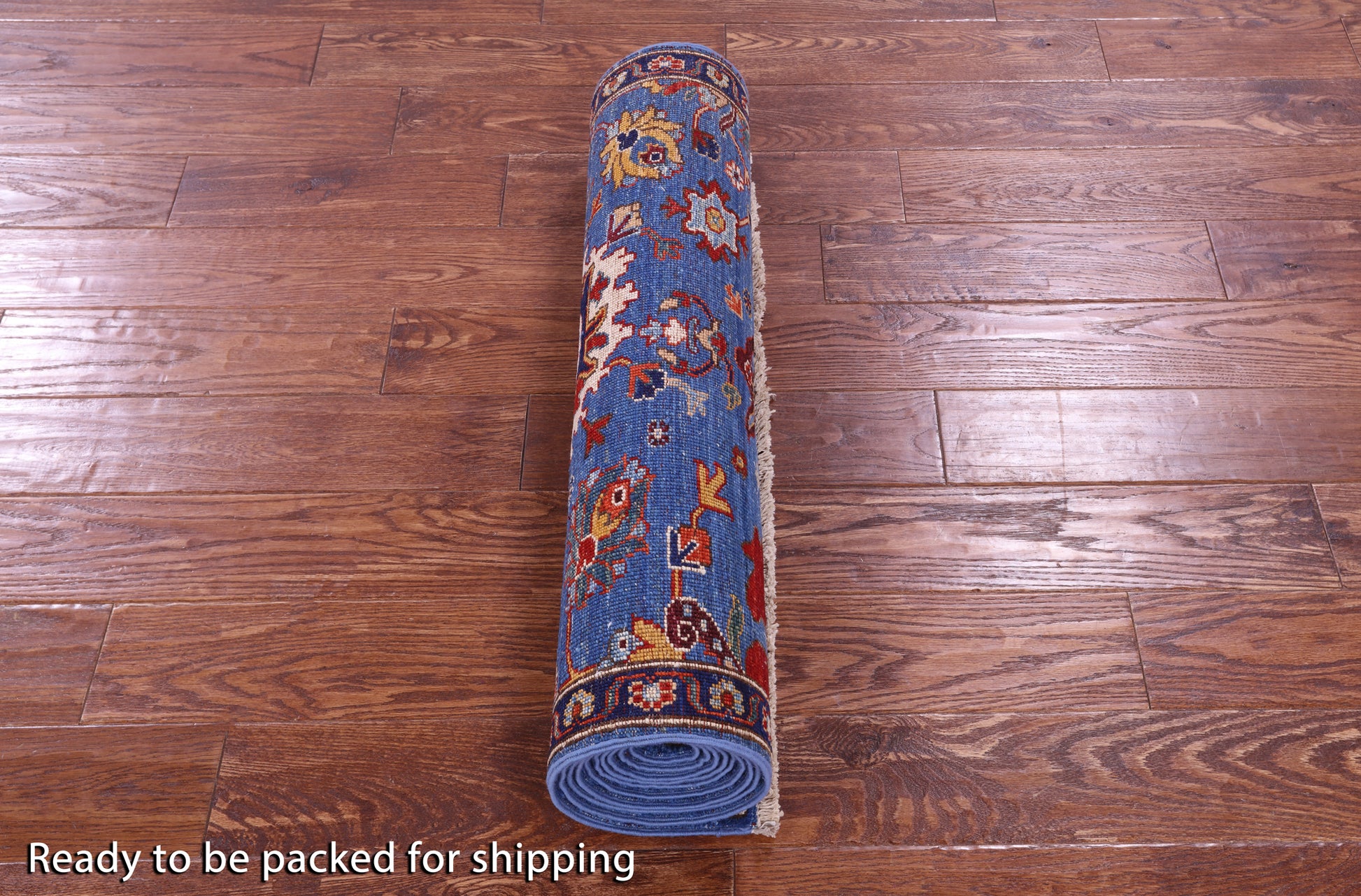 Persian Fine Serapi Hand Knotted Wool Runner Rug - 2' 9" X 11' 8" - Golden Nile