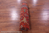 Persian Fine Serapi Hand Knotted Wool Rug - 9' 0" X 11' 8" - Golden Nile