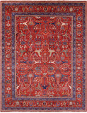 Persian Fine Serapi Hand Knotted Wool Rug - 9' 0" X 11' 8" - Golden Nile