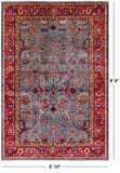 Persian Fine Serapi Hand Knotted Wool Rug - 5' 10" X 8' 6" - Golden Nile