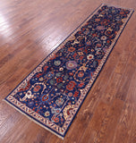 Persian Fine Serapi Hand Knotted Wool Runner Rug - 2' 7" X 10' 3" - Golden Nile