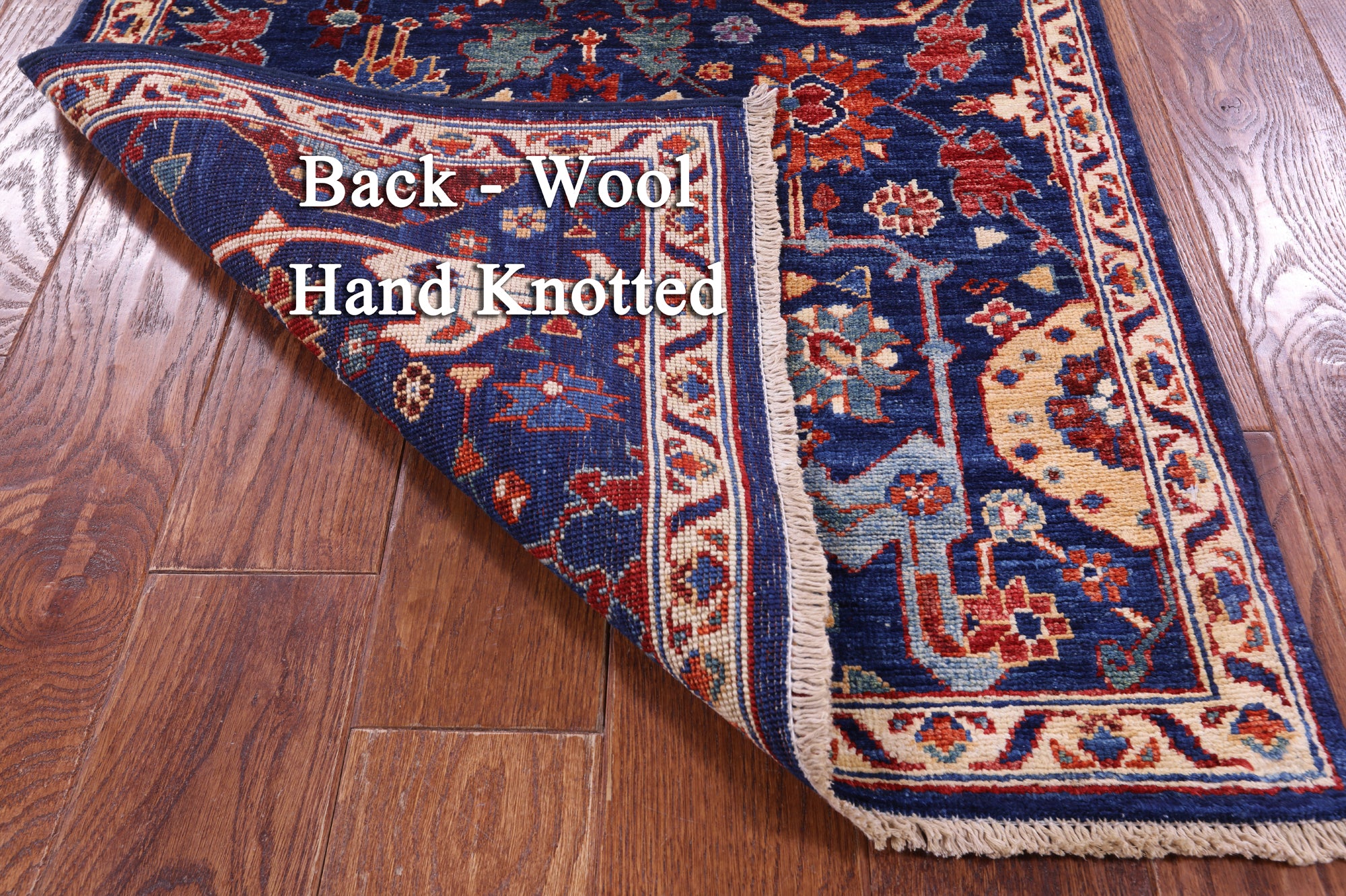 Persian Fine Serapi Hand Knotted Wool Runner Rug - 2' 7" X 10' 3" - Golden Nile