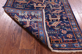 Persian Fine Serapi Hand Knotted Wool Runner Rug - 2' 9" X 9' 6" - Golden Nile