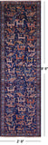 Persian Fine Serapi Hand Knotted Wool Runner Rug - 2' 9" X 9' 6" - Golden Nile