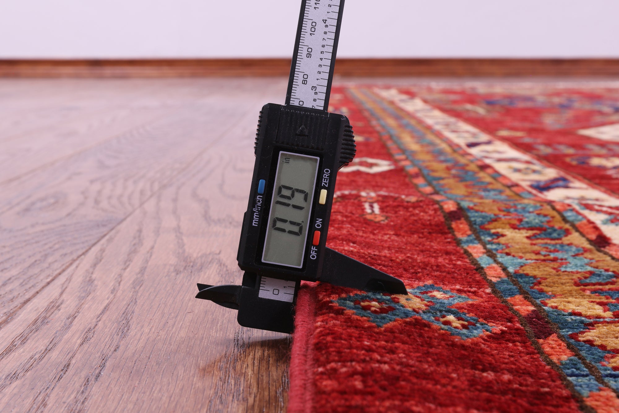 Persian Fine Serapi Handmade Wool Runner Rug - 3' 2" X 12' 8" - Golden Nile