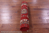 Persian Fine Serapi Handmade Wool Runner Rug - 3' 2" X 12' 8" - Golden Nile