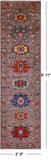 Persian Fine Serapi Handmade Wool Runner Rug - 2' 8" X 9' 11" - Golden Nile