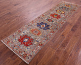 Persian Fine Serapi Handmade Wool Runner Rug - 2' 8" X 9' 11" - Golden Nile