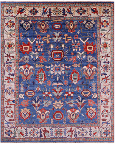 Persian Fine Serapi Handmade Wool Rug - 8' 0