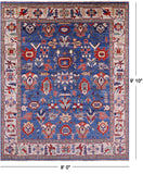 Persian Fine Serapi Handmade Wool Rug - 8' 0" X 9' 10" - Golden Nile