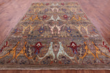 Persian Fine Serapi Hand Knotted Wool Rug - 8' 7" X 12' 6" - Golden Nile