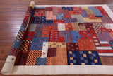 Tribal Persian Gabbeh Hand Knotted Wool Rug - 6' 6" X 10' 3" - Golden Nile