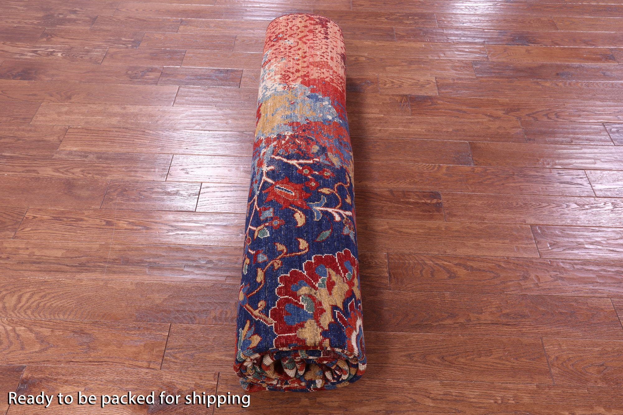 Persian Fine Serapi Hand Knotted Wool Rug - 8' 10" X 11' 10" - Golden Nile