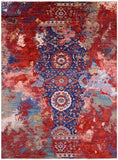 Persian Fine Serapi Hand Knotted Wool Rug - 8' 10" X 11' 10" - Golden Nile