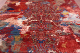 Persian Fine Serapi Hand Knotted Wool Rug - 8' 3" X 9' 9" - Golden Nile